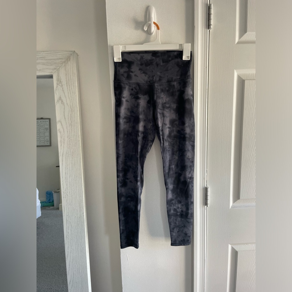 Tie-dye Black Leggings